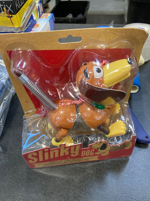 Photo 1 of Retro 4.35-inch Slinky Dog Jr, the Original Classic Walking Spring Toy, Vintage, Fidget Toy, Kids Toys for Ages 18 Month by Just Play