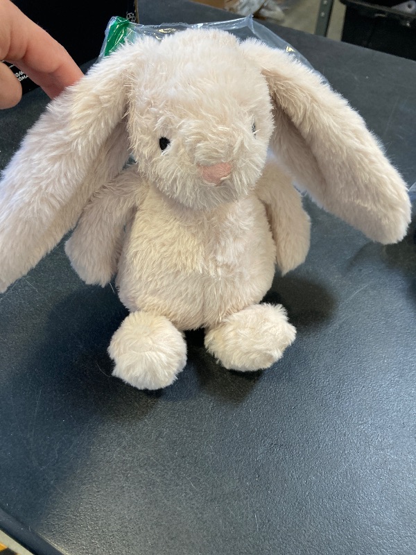 Photo 1 of Best Pet Supplies Interactive Bunny Buddy Dog Toy with Crinkle and Squeaky Enrichment for Small and Medium Breed Puppies or Dogs, Cute and Plush - Bunny (Beige)