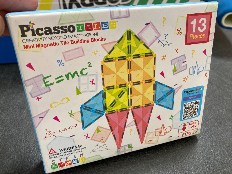 Photo 1 of PicassoTiles Travel Size Series Magnet Building Blocks Toy Set mini Diamond Magnetic Construction Block Sensory Toys Preschool Toddler Boy Girls Age 3+ STEM Educational Learning Kit Pretend Play PTM13