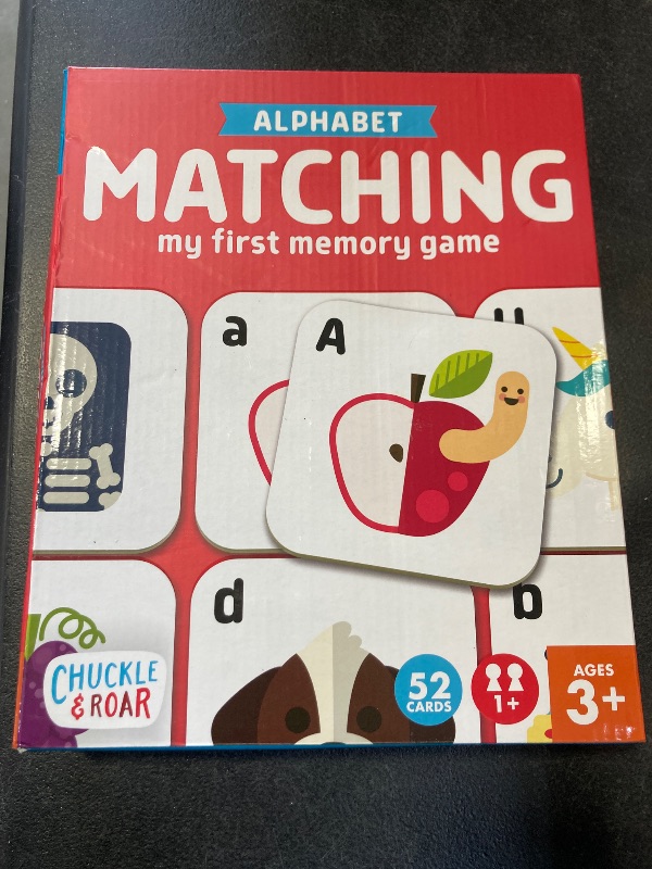 Photo 2 of Chuckle  Roar Matching Game Alphabet