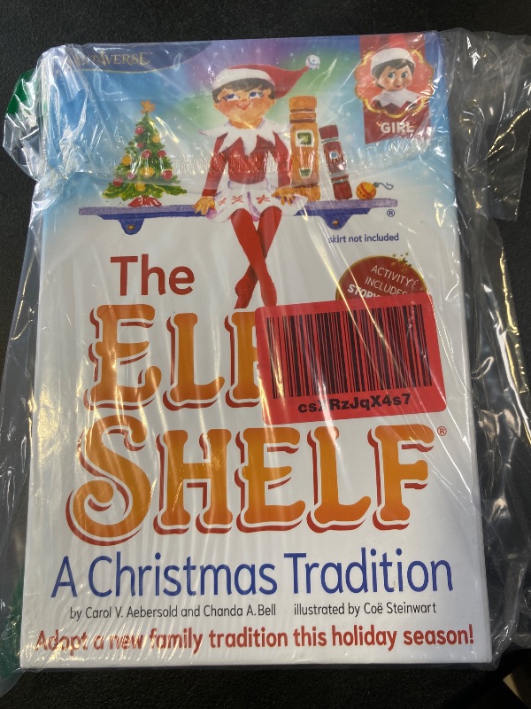 Photo 1 of The Elf on the Shelf: A Christmas Tradition - Girl Scout Elf with Blue Eyes - Includes Artfully Illustrated Storybook, Keepsake Box and Official Adoption Certificate