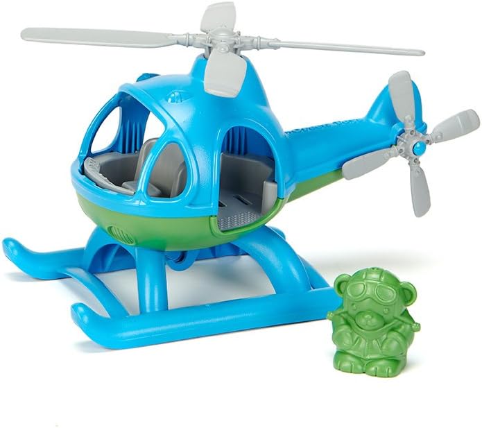 Photo 1 of Green Toys Helicopter, Blue/Green