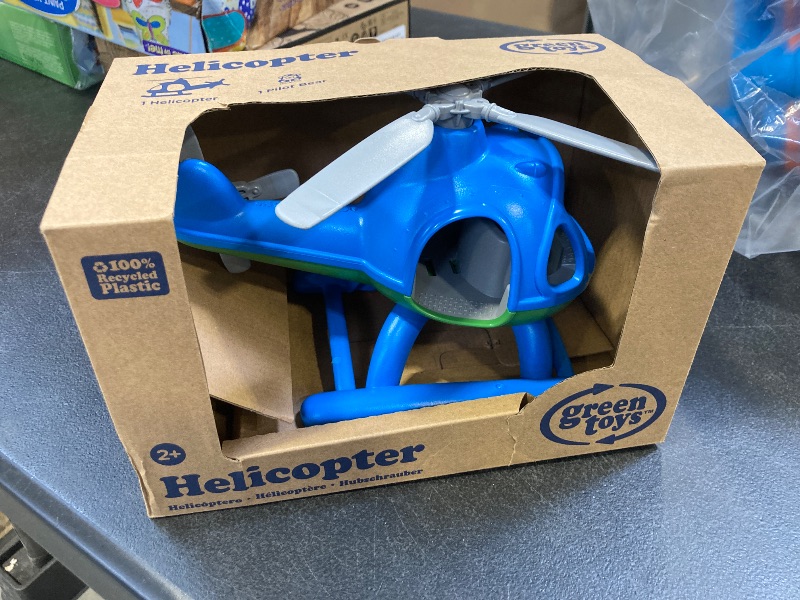 Photo 1 of Green Toys Helicopter, Blue/Green