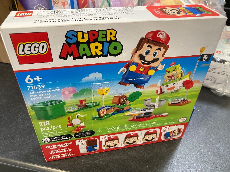 Photo 1 of Lego Super Mario Adventures with Interactive Mario Playset 71439, 218 Pieces - Multi Color