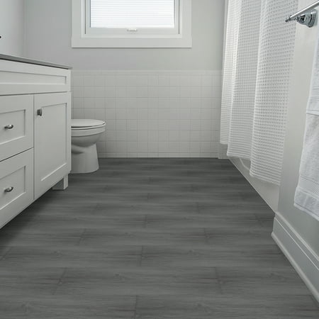 Photo 1 of Abyssaly 35.4 in X 5.9 in 20 Pieces Peel and Stick Flooring Wood Vinyl Flooring Floor Peel and Stick Tile