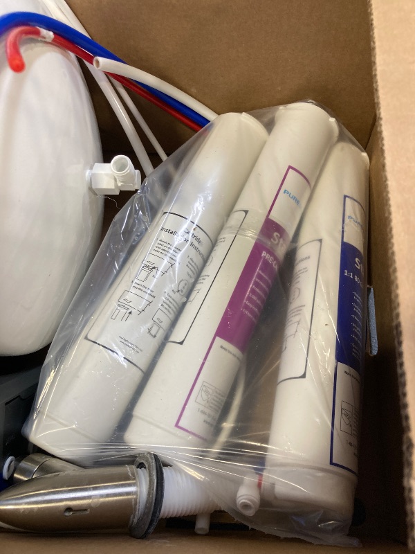 Photo 1 of Pure Blue 1:1 Reverse Osmosis Water Filtration System