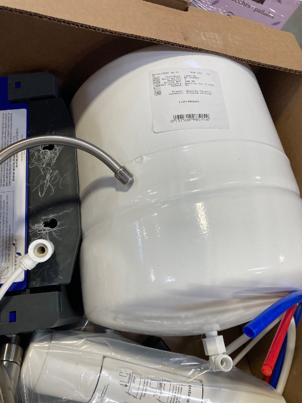 Photo 1 of Pure Blue 1:1 Reverse Osmosis Water Filtration System