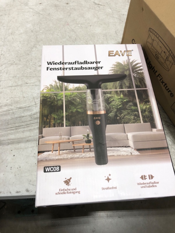 Photo 1 of Rechargeable Window Vac, Electric Window Vacuum Squeegee, with 11 in. Squeegee Blade, Cordless Window Vacuum Cleaner Set for Cleaning Windows, Shower Doors, Mirrors, Tiles