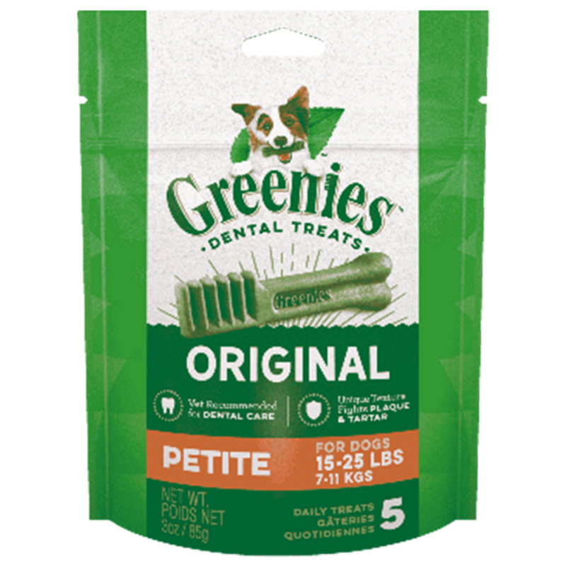 Photo 1 of Greenies Bursting Blueberry Dog Dental Treat Regular Size
Exp 08/25/29