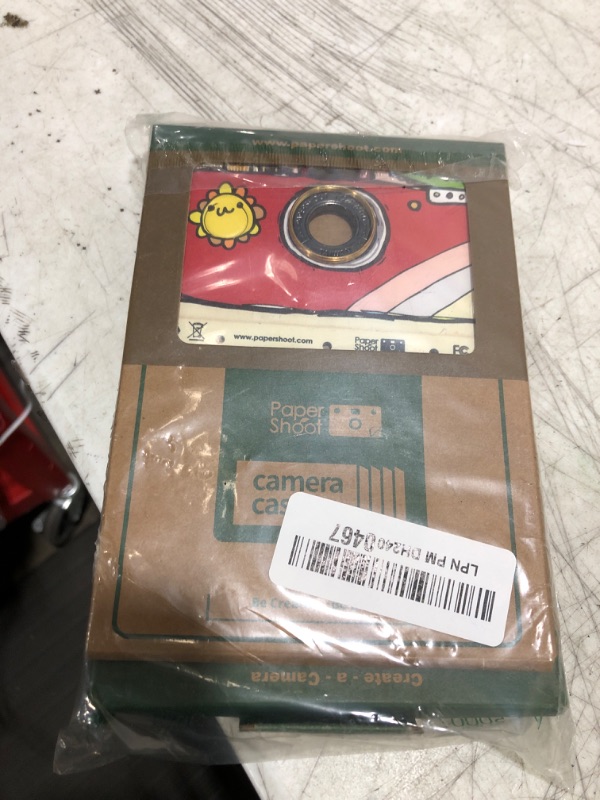 Photo 1 of Paper Shoot Camera - 18MP Compact Digital Papershoot Camera Gift for Kid with Four Filters, 10 Sec Video & Timelapse - Includes: 32GB SD Card, 2 Batteries & Camera Case - Red Hand Drawn