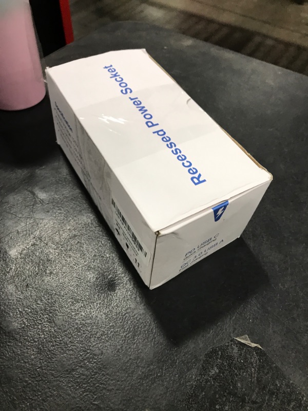 Photo 1 of Recessed Power Strip with PD 30W Fast Charging, Conference Desk Flush Mount Outlets Plug in 6 Outlets & 8 USB Ports,3FT Cord Furniture Drawer Outlet White