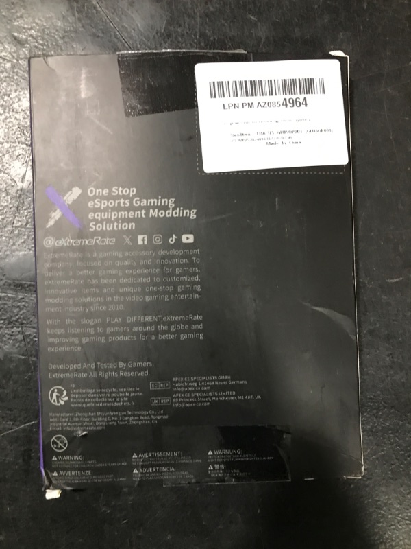 Photo 1 of eXtremeRate DIY Console Back Plate Replacement Housing Shell Case with Kickstand for Nintendo Switch OLED Handheld Console – Cherry Blossoms Pink [Console and Joycon Without]