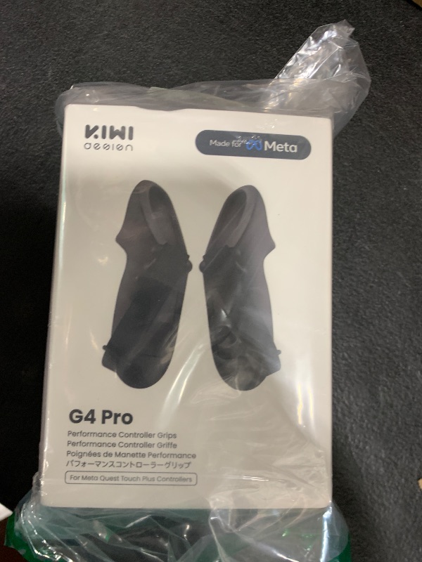 Photo 1 of KIWI design G4 Pro Upgraded Controller Grips Protector Compatible with Oculus/Meta Quest 3/3S, Non-Slip Handle Cover with Battery Opening, Accessories Made for Meta