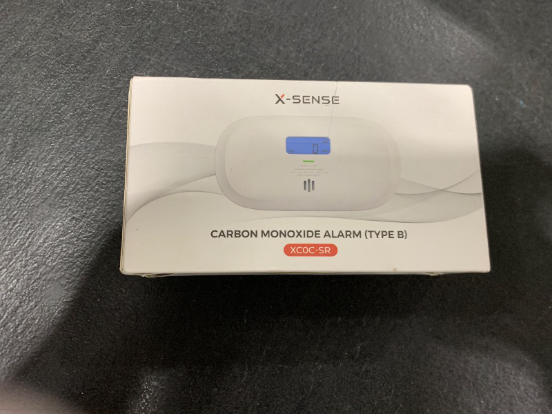 Photo 1 of X-Sense Carbon Monoxide Detector, Replaceable Battery Powered CO Alarm with Digital Display, Portable Carbon Monoxide Detector for Travel, XC0C-SR, 1-Pack