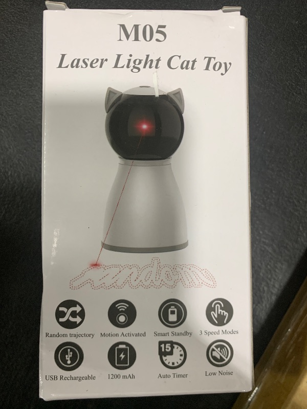 Photo 1 of YVE LIFE Laser Cat Toys for Indoor Cats,The 4th Generation Real Random Trajectory Motion Activated Rechargeable Automatic Cat Laser Toy,Interactive Cat Toys for Bored Indoor Adult Cats/Kittens/Dogs