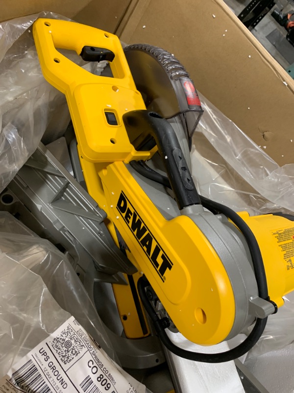 Photo 2 of DEWALT Double Bevel Sliding Miter Saw, 12-inch, Compound (DWS780)