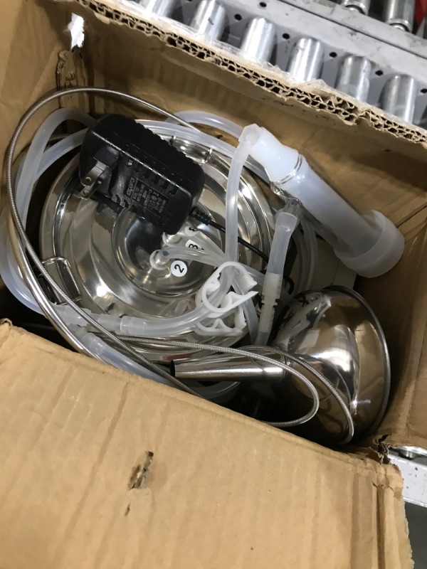 Photo 1 of Upgrade 3L Goat Milking Machine, Continuously Adjustable Suction Pulsation Vacuum Electric Milker, Portable Livstock Milking Machine
