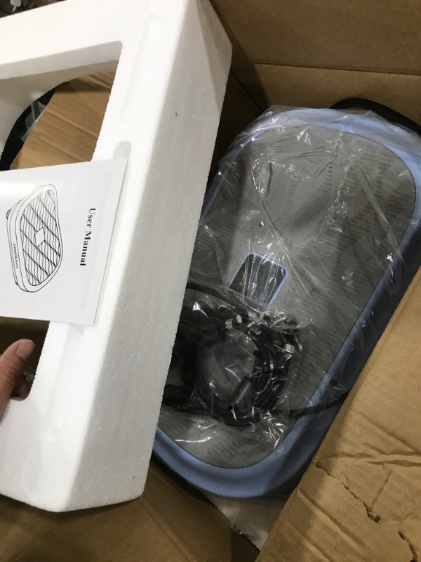 Photo 1 of FEIERDUN Vibration Plate Exercise Machine, Whole Body Workout Vibrate Fitness Platform, 9 Modes Vibration Plate for Lymphatic Drainage Weight Loss Shaping Toning Wellness Home Gyms Workout