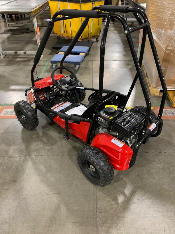 Photo 5 of Coleman Powersports GK100 RS80cc Gas Powered Red Go Kart
