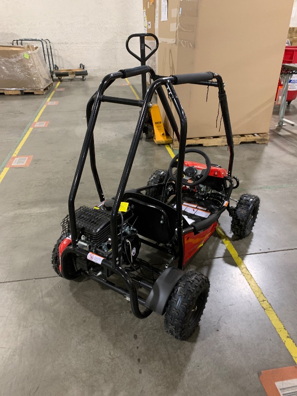 Photo 4 of Coleman Powersports GK100 RS80cc Gas Powered Red Go Kart
