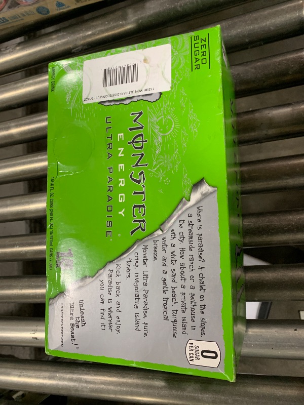 Photo 1 of Monster Energy Ultra Paradise, Sugar Free Energy Drink, 16 Ounce (Pack of 15)