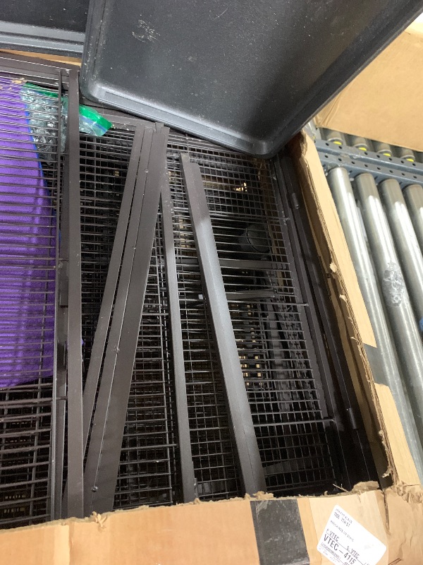 Photo 1 of VEVOR 64.6" Rolling Metal Ferret Cage, Large 4-Tier Critter Nation Cage, Small Animal Cage with Ramps & Tray, Easy to Set up for Pet Mice, Hamster, Guinea Pig, Chinchilla, Squirrel, Hedgehogs, Bunny