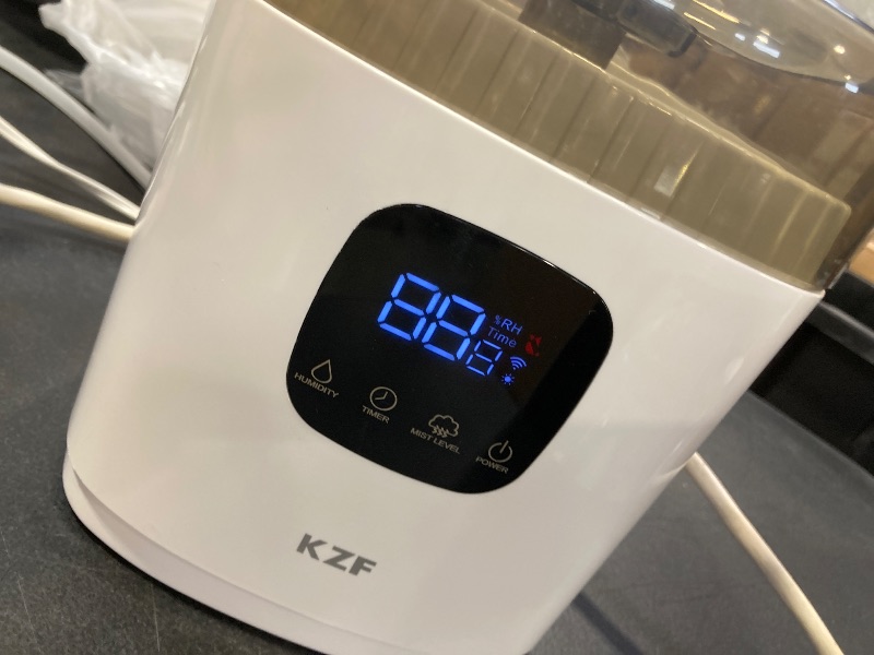 Photo 1 of Large Humidifier for Bedroom, 9L/2.5Gallon Ultrasonic Cool Mist Humidifier with Humidistat, 360°Nozzle, 350ML/H Big Mist Level (White)