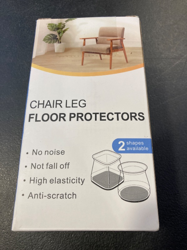 Photo 2 of 32 Pack Silicone Chair Leg Cap Floor Protectors Pad Furniture Kitchen Table Covers Protecting Hardwood and Tile