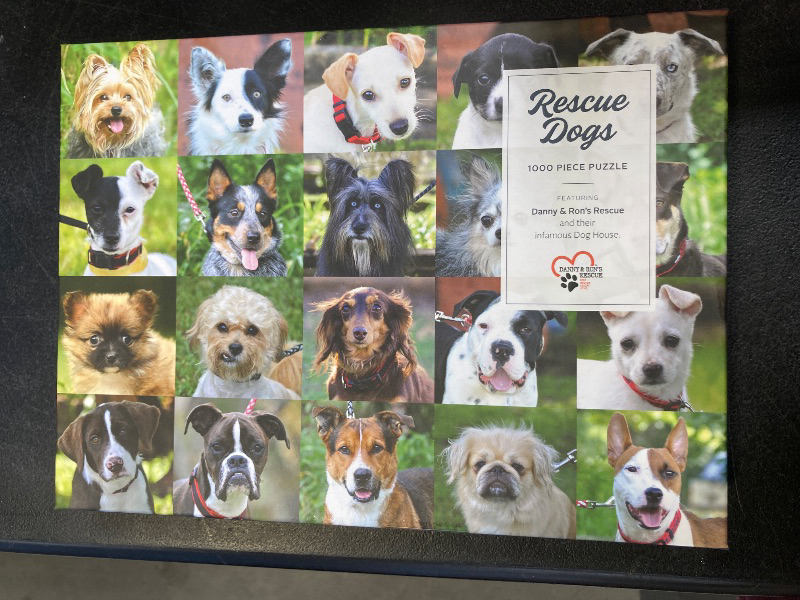 Photo 2 of Galison Rescue Dogs Puzzle, 1000 Pieces, 27” x 20” – Difficult Dog Jigsaw Puzzle Featuring Stunning and Colorful Artwork – Thick, Sturdy Pieces, Challenging Family Activity