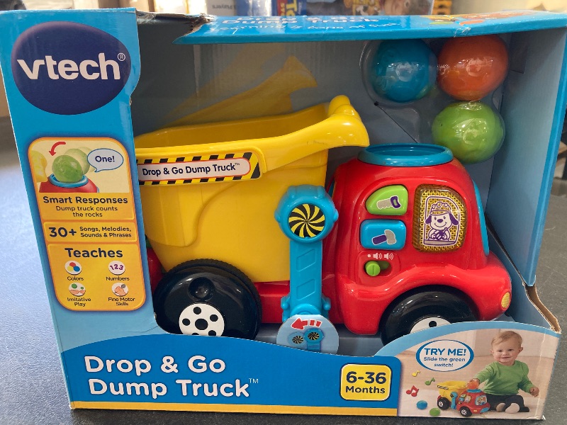 Photo 2 of VTech Drop and Go Dump Truck, Yellow