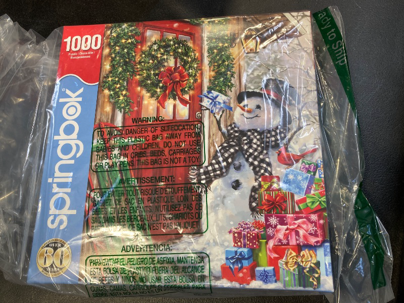 Photo 1 of Springbok Delivering Gifts Jigsaw Puzzle - 1000pc