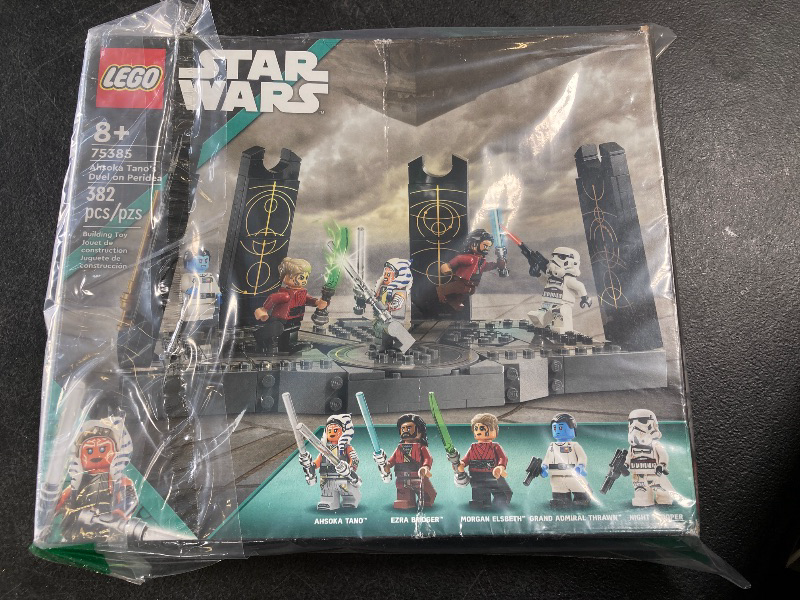 Photo 1 of LEGO Star Wars Ahsoka Tano’s Duel on Peridea Building Toy for Kids, Collectible Toy with 5 Star Wars Minifigures Including Grand Admiral Thrawn & Ahsoka, Fun Gift for 8 Year Old Boys & Girls, 75385