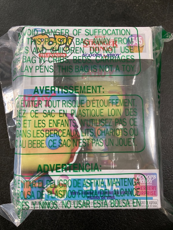 Photo 1 of Funko POP! TV: Stranger Things - Steve Harrington - Stranger Thingseve - (Scoops Ahoy) - Collectable Vinyl Figure - Gift Idea - Official Merchandise - for Kids & Adults - TV Fans