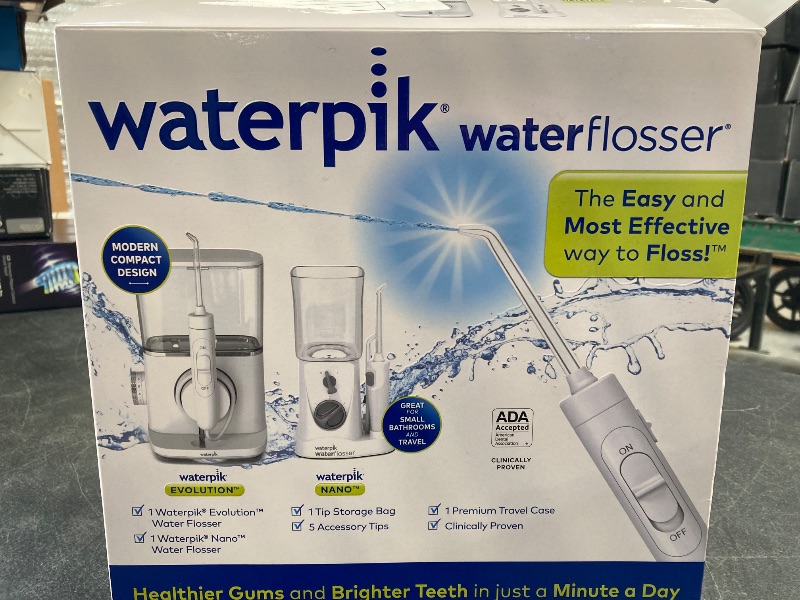 Photo 1 of Waterpik Evolution and Nano Water Flosser Combo Pack