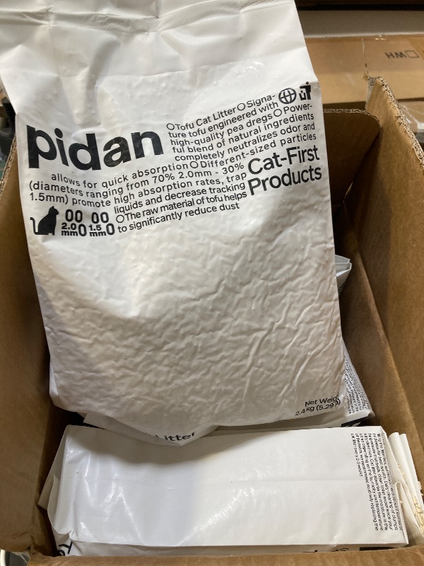 Photo 1 of pidan Tofu Cat Litter Clumping,Flushable,Ultra Absorbent and Fast Drying, 100% Natural Ingredients Litter,Solubility in Water,Really Dust-Free,Less Scattering (5.3lb×3bags)
Exp 11/20/2026