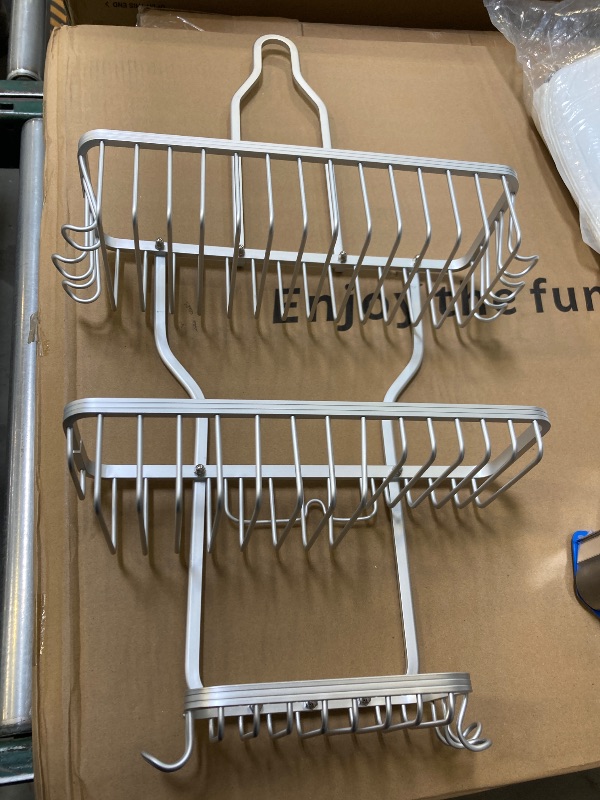 Photo 1 of Stainless steel shower caddy