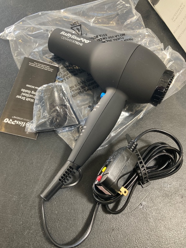 Photo 1 of BaBylissPRO Hair Dryer, Ceramix Xtreme 2000-Watt Blow Dryer, Hair Styling Tools & Appliances