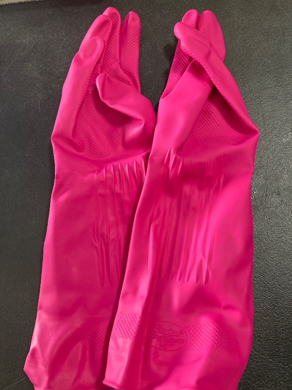 Photo 1 of O-Cedar Playtex Living Gloves - Chemical, Bacteria Protection - Medium Size -  Pink -  2 / Pair
