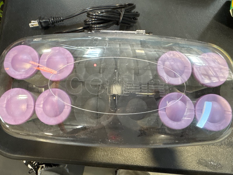 Photo 1 of Conair Hot Rollers Hair Curlers for Long, Medium and All Hair | Heated Rollers with Roller Clips Included | 1 1/2-inch and 1 3/4 inch Rollers | 