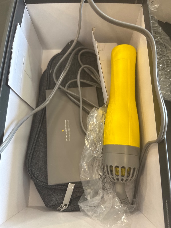 Photo 1 of Drybar The Triple Shot Interchangeable Blow-Dryer Brush | 3-in-1 Styling Tool for Voluminous Blowouts, Defined Curls or Waves, and Smooth Straight Looks