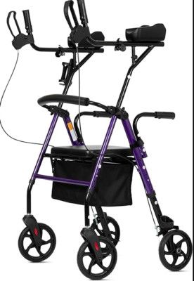 Photo 1 of ****PARTS ONLY****ELENKER® MT-8151 Upright Walker Stand Up Rollator Walker with Padded S ...PURPLE