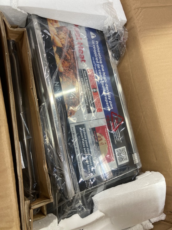 Photo 1 of **minor dents***Ninja, Toaster Oven, Air Fryer, Thermometer, Toaster Oven Air Fryer Combo, Stainless Steel, Quick meals, Fries, Frozen Food, Air Fry, Dehydrate, Reheat, 13-in-1, Less Oil, Flip Away Oven, Foodi, SP351