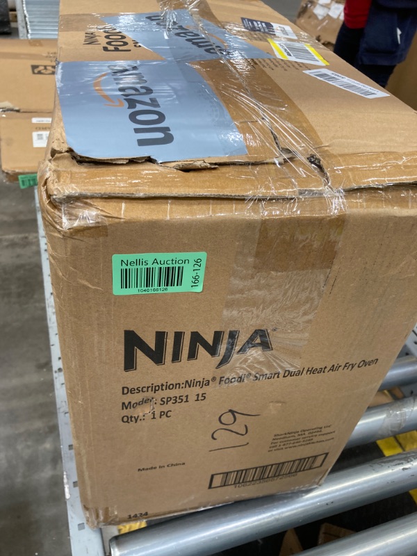 Photo 1 of **minor dents***Ninja, Toaster Oven, Air Fryer, Thermometer, Toaster Oven Air Fryer Combo, Stainless Steel, Quick meals, Fries, Frozen Food, Air Fry, Dehydrate, Reheat, 13-in-1, Less Oil, Flip Away Oven, Foodi, SP351