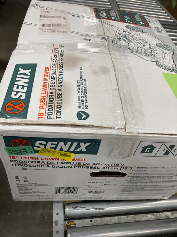 Photo 1 of 
SENIX 18" 144cc 4-Cycle Gas Powered Push Lawn Mower with Side Discharge
SKU: LSPG-L1