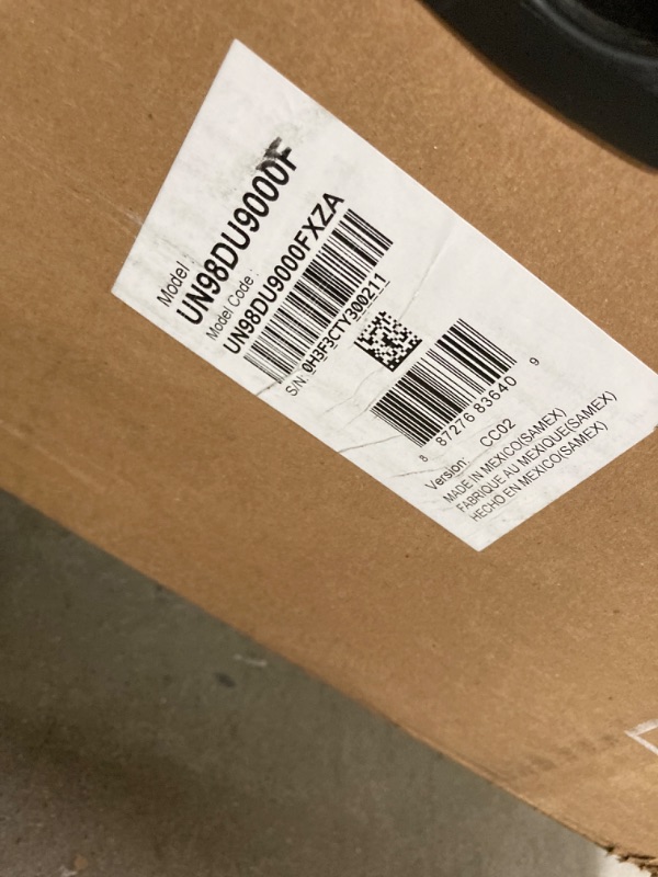 Photo 1 of ***PARTS ONLY***
SAMSUNG 98-Inch Class 4K Crystal UHD DU9000 Series HDR Smart TV, Object Tracking Sound Lite, Motion Xcelerator 120Hz, Supersize Picture Enhancer, Mega Contrast, Alexa Built-In (UN98DU9000, 2024 Model)