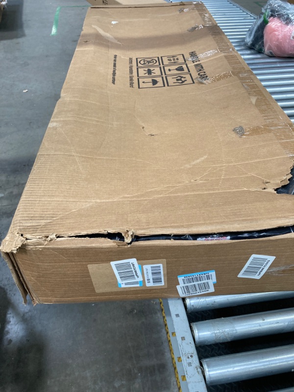 Photo 1 of 4 Inch Heavy Duty Twin Box Spring with Fabric Cover, No Noise Mattress Foundation, Strong Metal Frame