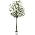 Photo 1 of ***MISSING WHITE POT***Best Choice Products 8Ft Artificial Olive Tree, Lifelike Faux Tree, Home Accent Decor w/ Planter Pot, Realistic Trunk
