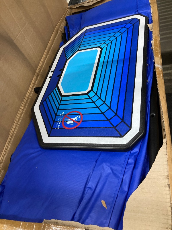 Photo 1 of 8FT Tranpoline with Enclosure,Tranpolines with Basketball Hoop, Outdoor Tranpoline with Safety Enclosure Net and Ladder, Tranpolines for Kids and Adults for Backyard Park-ASTM Approved