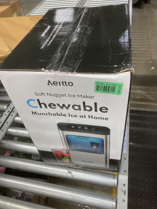 Photo 1 of ***PARTS ONLY***Aeitto® Nugget Ice Maker Countertop 55 Lbs/Day Chewable Ice Maker Rapid Ice Release in 5 Mins Auto Water Refill Self-Cleaning Stainless Steel H
