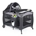 Photo 1 of Pamo Babe Unisex Portable Baby Play Yard Include Wheels, Canopy, Changing Table for Newborn(Grey)
